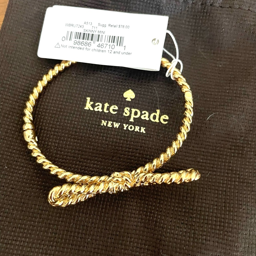 NWT Kate Spade Skinny Mini Braided Bracelet